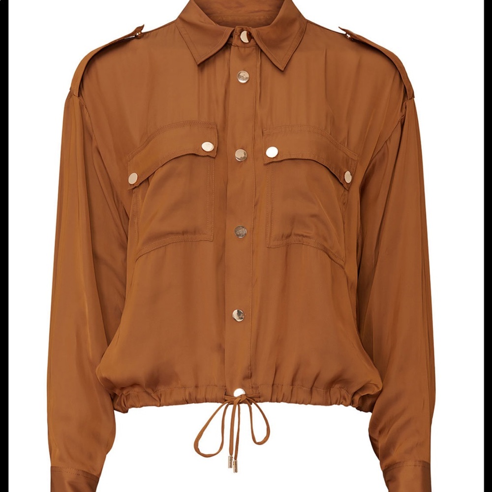 Ramy Brook shiny Lia jacket